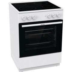 Gorenje GEC6A41WC Κουζίνα 71lt με Κεραμικές Εστίες Π60εκ. Λευκή